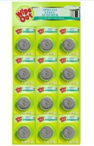 Wipe Out Green card Scourer ( Pack Of 8  )